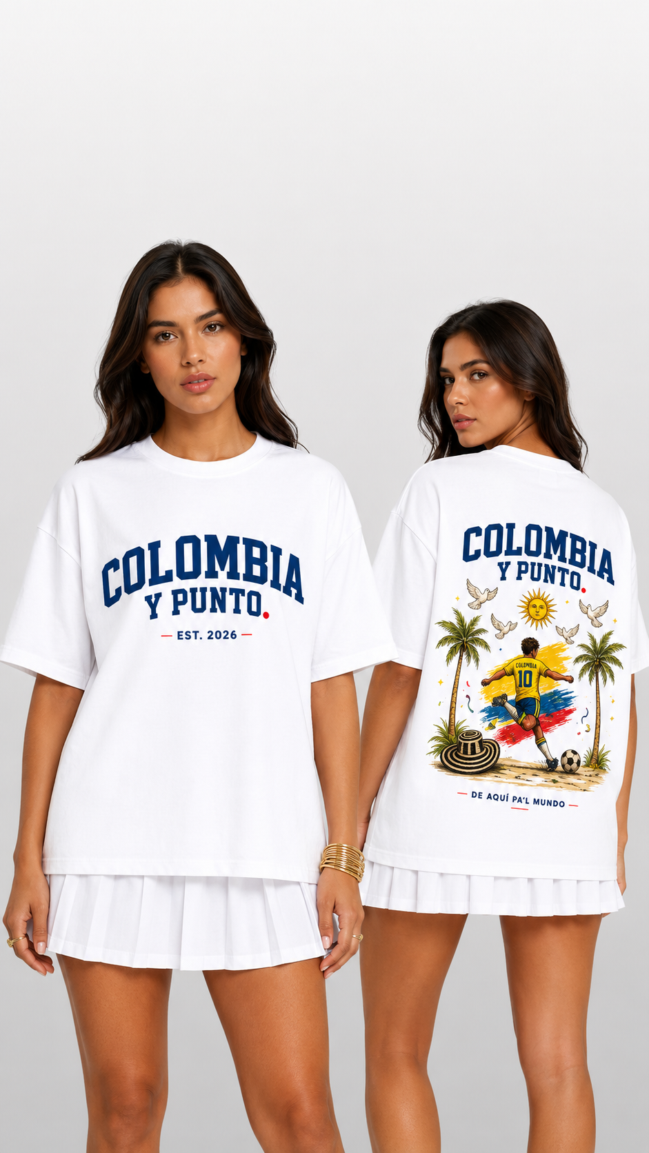 CAMISA COLOMBIA Y PUNTO